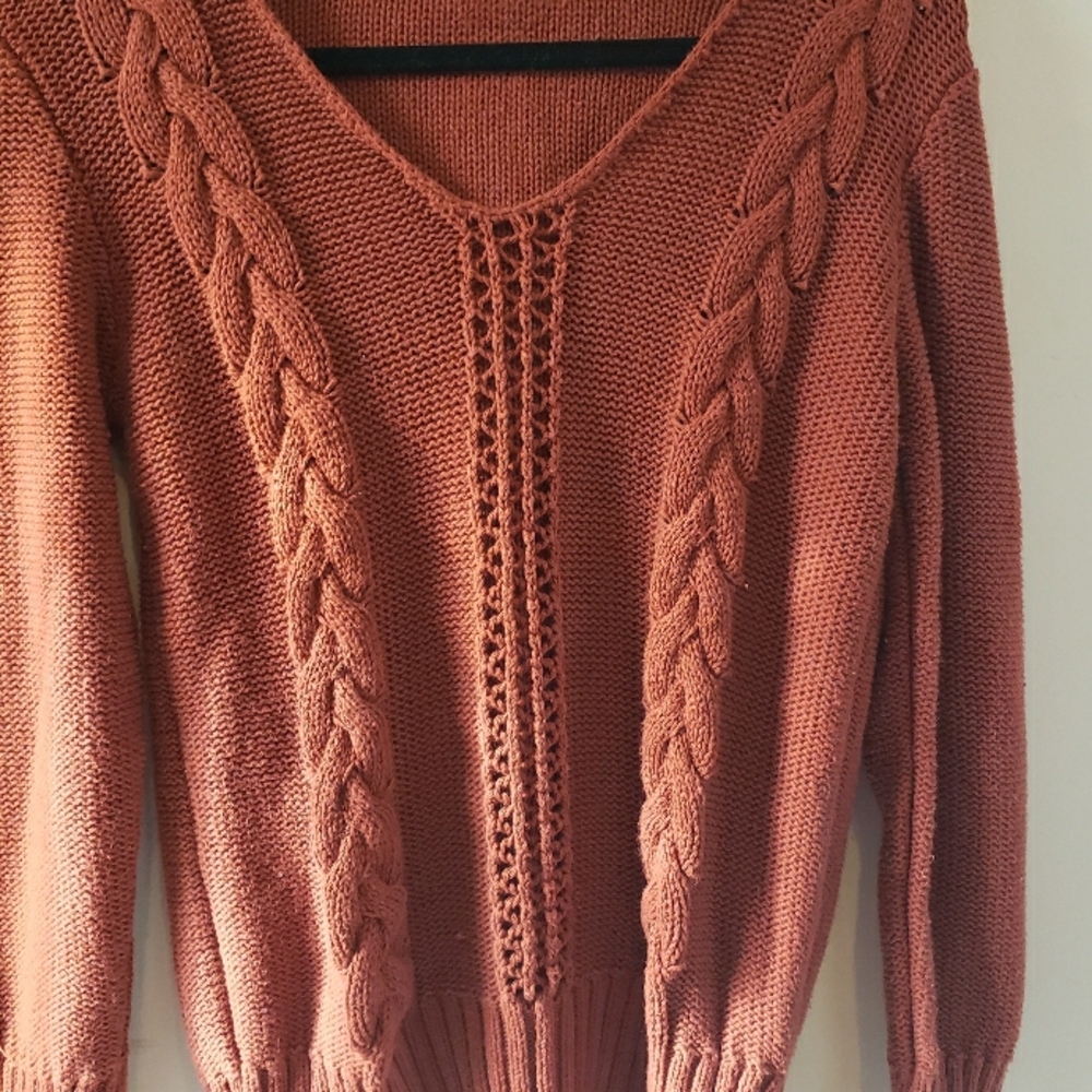 Woman's Cotton Fisherman Sweater with Hood